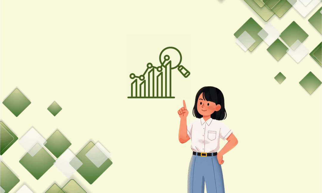 İş zekâsı ve raporlama konseptini anlatan grafik ve çizim.